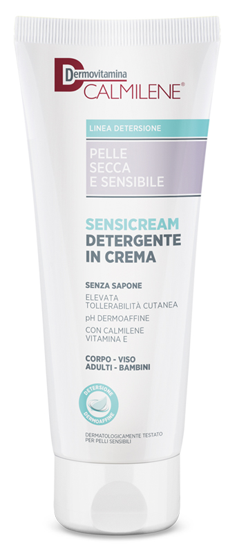 DERMOVITAMINA CALMILENE SENSICREAM DETERGENTE IN CREMA SENZA SAPONE PER PELLE SECCA E SENSIBILE 250 ML - dottorbianchi.it