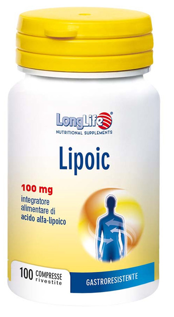 LONGLIFE LIPOIC 100 MG 100 CAPSULE - dottorbianchi.it