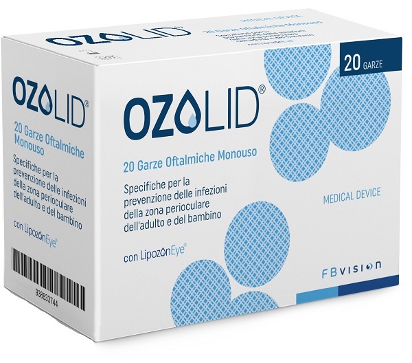 GARZA OZOLID OFTALMICA TNT CON OLIO OZONIZZATO IN FOSFOLIPIDI LIPOZONEYE 20 PEZZI - dottorbianchi.it