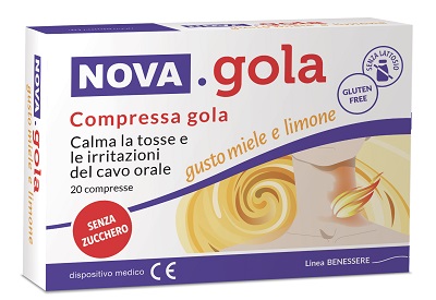NOVA GOLA LIMONE/MIELE 20 COMPRESSE - dottorbianchi.it