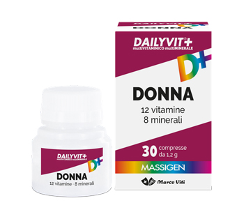 DAILYVIT+ DONNA MULTIVITAMINICO E MULTIMINERALE 30 COMPRESSE RIVESTITE - dottorbianchi.it