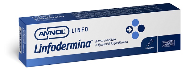LINFODERMINA TUBO CONTIENE CUMARINA,MELILOTO,LIPOSOMI IN FOSFATIDILCOLINA PER FLEBOLOGIA E LINFOLOGIA - dottorbianchi.it
