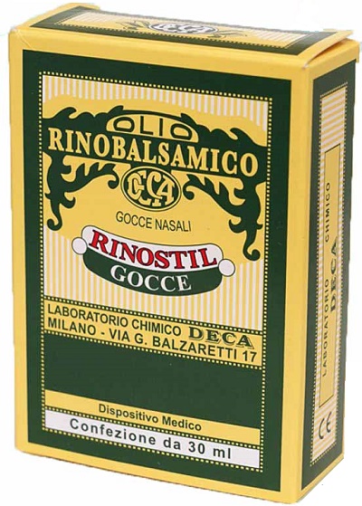 RINOSTIL GOCCE NASALI FLACONE 30ML OLIO RINOBALSAMICO PER LAPROTEZIONE DELLA MUCOSA NASALE E LA PULIZIA DELLE FOSSE NASALI - dottorbianchi.it