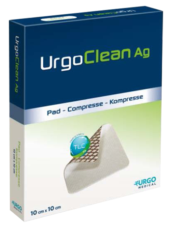 MEDICAZIONE TNT ASSORBENTE GELIFICANTE URGOCLEAN AG/SILVER 10X10CM 10 PEZZI - dottorbianchi.it