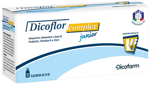 DICOFLOR COMPLEX JUNIOR 12 FLACONI DA 10 ML - dottorbianchi.it