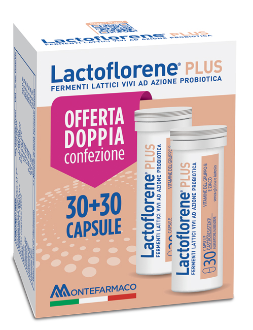 LACTOFLORENE PLUS BIPACK 30 CAPSULE 26,40 G - dottorbianchi.it