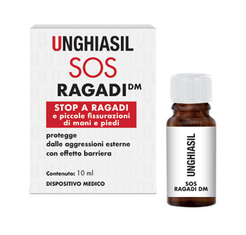 UNGHIASIL SOS RAGADI FLACONE 10 ML CON PENNELLINO E 9 CEROTTI COPRIVERRUCA - dottorbianchi.it