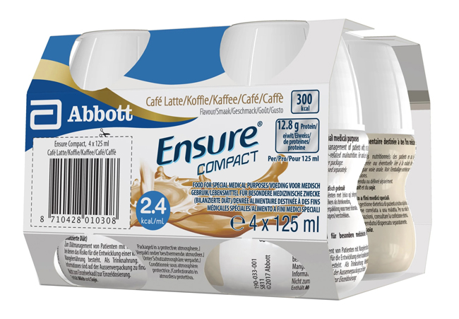 ENSURE COMPACT CAFFE 4 BOTTIGLIE DA 125 ML - dottorbianchi.it