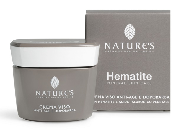 NATURE'S HEMATITE CREMA VISO ANTIAGE DOPOBARBA - dottorbianchi.it