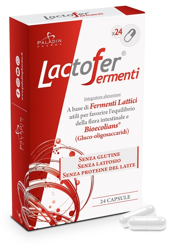 LACTOFER FERMENTI 24 CAPSULE - dottorbianchi.it
