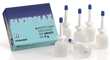 GLICEROLAX ADULTI MICROCLISMI EVACUANTI 6 PEZZI X 9 G CONTIENE AMIDO DI RISO - dottorbianchi.it