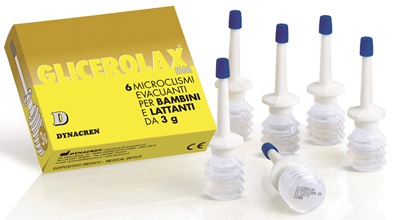 GLICEROLAX BAMBINI E LATTANTI MICROCLISMI EVACUANTI 6 PEZZI X 3 G CONTIENE AMIDO DI RISO - dottorbianchi.it