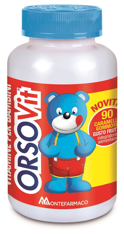 ORSOVIT CARAMELLE GOMMOSE 90 PEZZI - dottorbianchi.it