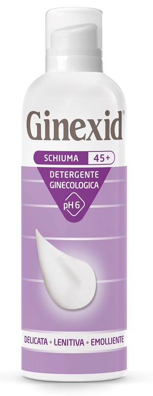 GINEXID 45+ SCHIUMA DETERGENTE GINECOLOGICA 150 ML - dottorbianchi.it