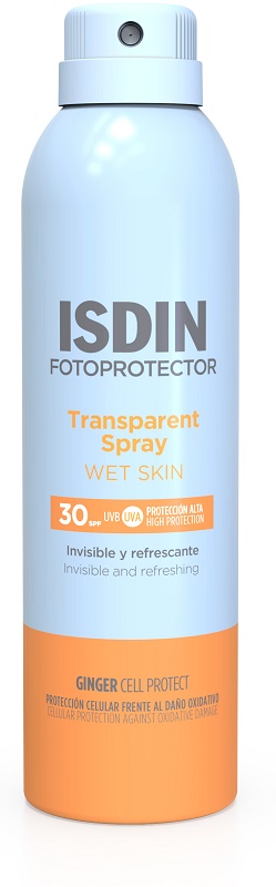 TRANSPARENT SPRAY WET SKIN SPF30 250 ML - dottorbianchi.it