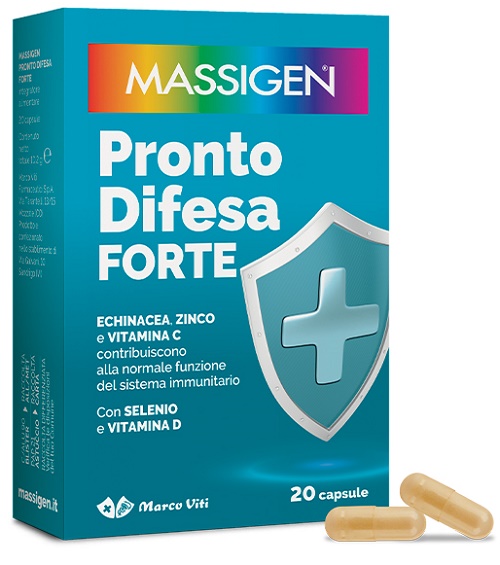 MASSIGEN PRONTO DIFESA FORTE 20 CAPSULE - dottorbianchi.it