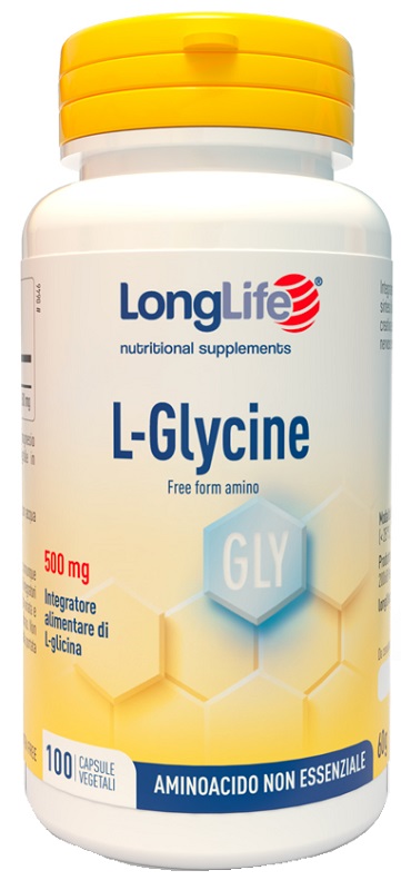 LONGLIFE L-GLYCINE 500 MG 100 CAPSULE VEGETALI - dottorbianchi.it