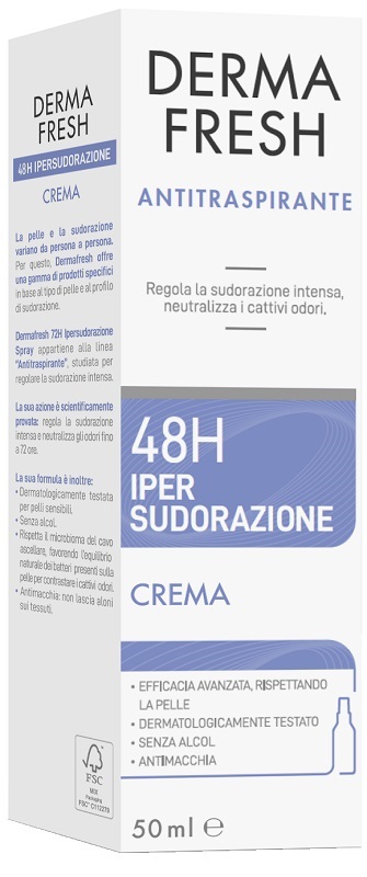 DERMAFRESH 48H IPERSUDORAZIONECREMA 50 ML - dottorbianchi.it