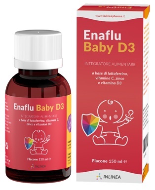 ENAFLU BABY D3 SOLUZIONE ORALE 150 ML - dottorbianchi.it