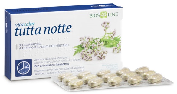 VITACALM TUTTA NOTTE FAST/RETARD 30 COMPRESSE - dottorbianchi.it