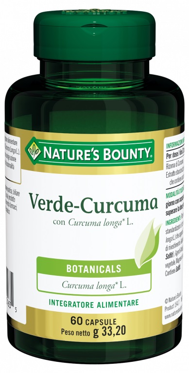 VERDE CURCUMA 60 CAPSULE 33,2 G - dottorbianchi.it