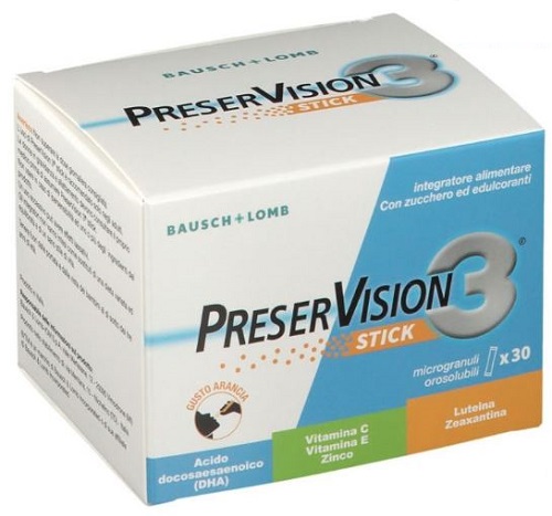 PRESERVISION 3 30 STICK OROSOLUBILI DA 2 G - dottorbianchi.it