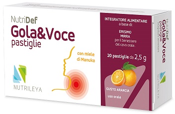 NUTRIDEF GOLA & VOCE ARANCIA 20 PASTIGLIE - dottorbianchi.it