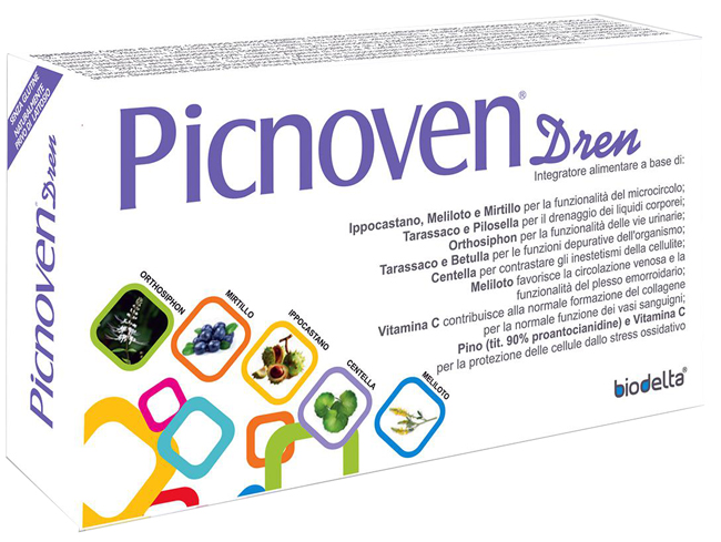 PICNOVEN DREN 100 COMPRESSE 62 G - dottorbianchi.it