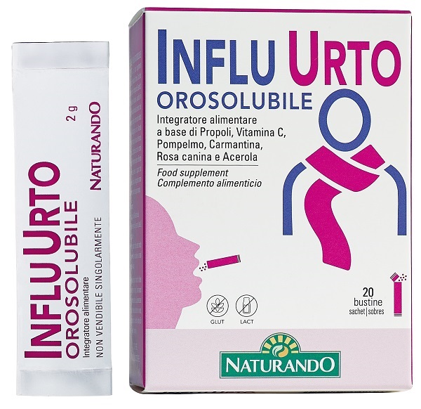 INFLU URTO OROSOLUBILE 20 BUSTINE DA 2 G - dottorbianchi.it