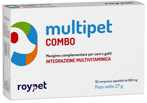 MULTIPET COMBO INTEGRATORE VITAMINICO PER CANI E GATTI 30 COMPRESSE - dottorbianchi.it