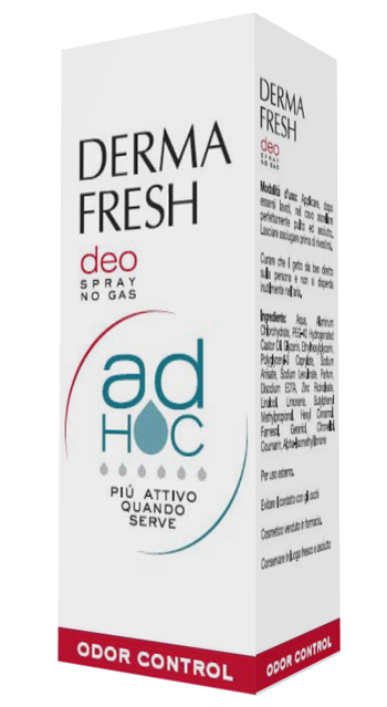 DERMAFRESH DEO SPRAY NO GAS AD HOC ODOR CONTROL DEODORANTE 100 ML - dottorbianchi.it