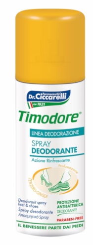 TIMODORE SPRAY DEODORANTE ALLO ZENZERO 150 ML - dottorbianchi.it