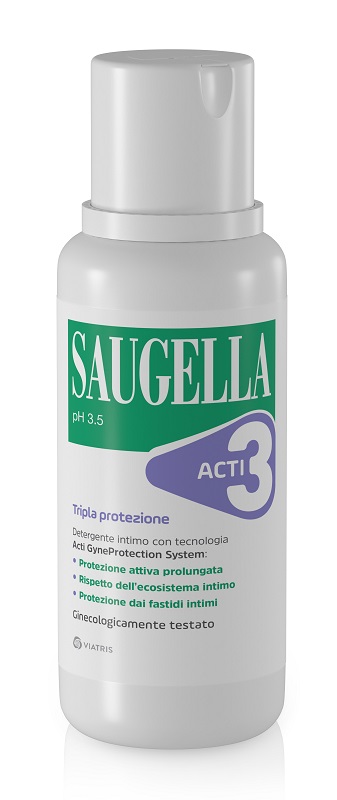 SAUGELLA ACTI3 DETERGENTE INTIMO 250 ML - dottorbianchi.it