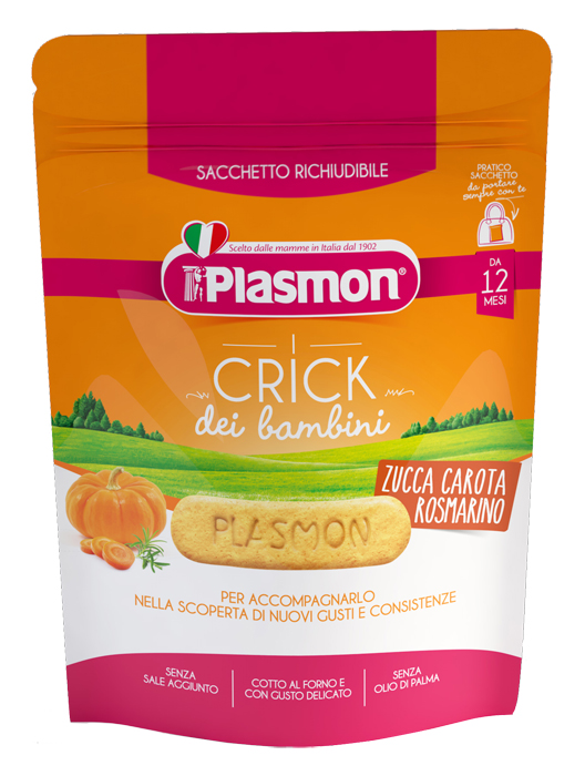 PLASMON CRICK ZUCCA/CARORA/ROSMARINO 100 G - dottorbianchi.it