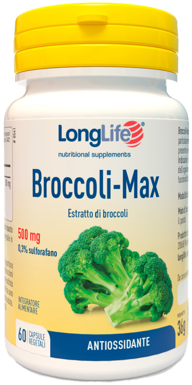 LONGLIFE BROCCOLI MAX 60 CAPSULE - dottorbianchi.it