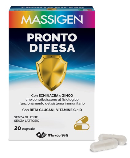 MASSIGEN PRONTO DIFESA 20 CAPSULE - dottorbianchi.it