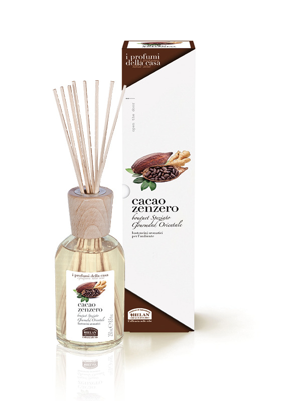 I PROFUMI DELLA CASA CACAO ZENZERO-BASTONCINI AROMATICI 250 ML - dottorbianchi.it
