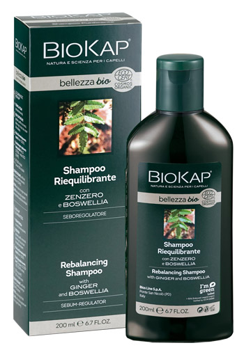 BIOKAP BELLEZZA BIO SHAMPOO RIEQUILIBRANTE COSMOS ECOCERT 200 ML - dottorbianchi.it