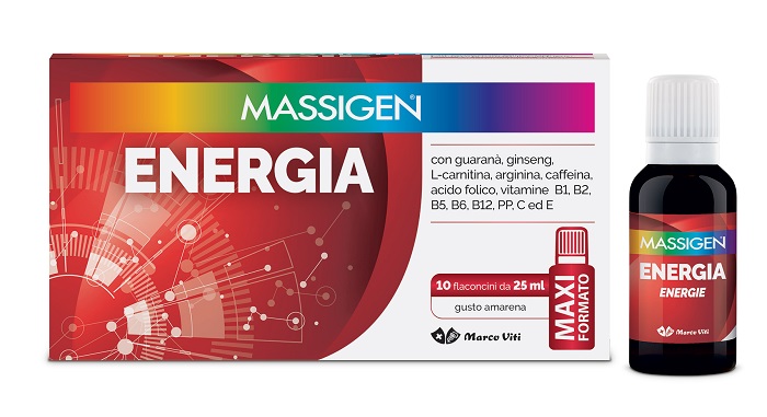 MASSIGEN ENERGIA 10 FLACONI DA 25 ML - dottorbianchi.it