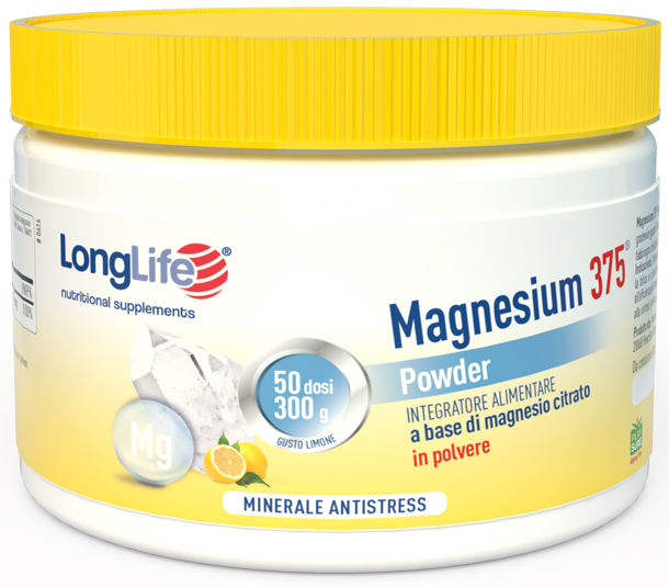 LONGLIFE MAGNESIUM 375 POWDER 300 G - dottorbianchi.it