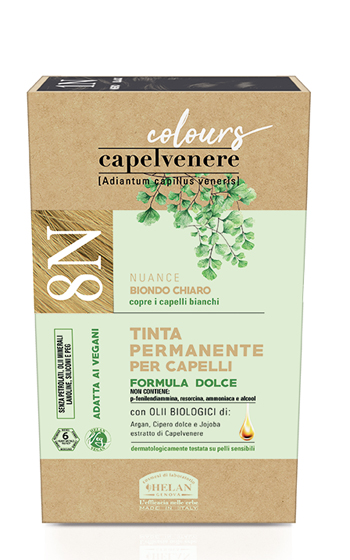 CAPELVENERE COLOURS TINTA CAPELLI 8N BIONDO CHIARO - dottorbianchi.it