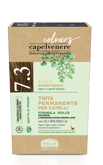 CAPELVENERE COLOURS TINTA CAPELLI 7,3N BIONDO DORATO - dottorbianchi.it