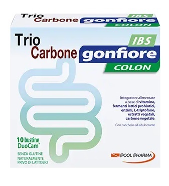 TRIOCARBONE GONFIORE IBS 10 BUSTE DUOCAM DA 2 G + 1,5 G - dottorbianchi.it