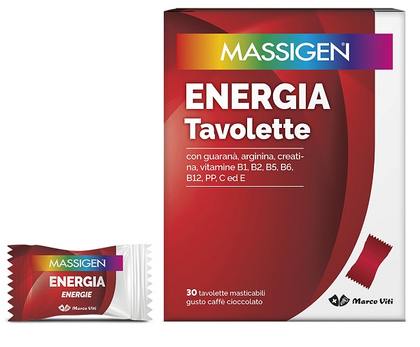 MASSIGEN ENERGIA 30 TAVOLETTE MASTICABILI - dottorbianchi.it