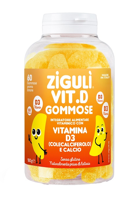 ZIGULI VIT D LIMONE 60 GOMMOSE - dottorbianchi.it