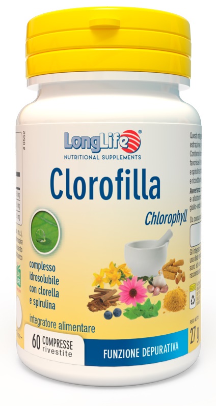 LONGLIFE CLOROFILLA 60 COMPRESSE - dottorbianchi.it