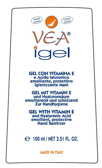 VEA IGEL GEL MANI IGIENIZZANTE VITAMINA E ACIDO IALURONICO 100 ML - dottorbianchi.it