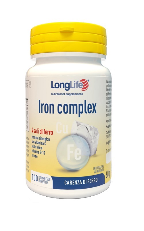 LONGLIFE IRON COMPLEX 100 COMPRESSE - dottorbianchi.it