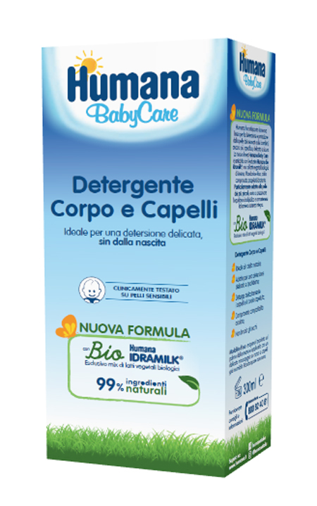 HUMANA BABY CARE DETERGENTE CORPO&CAPELLI 300 ML - dottorbianchi.it