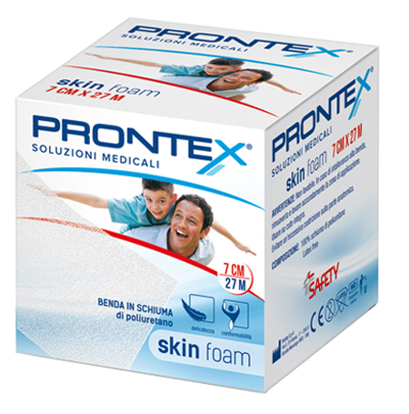 BENDA IN SCHIUMA PRONTEX SKIN FOAM M 27 X 7 CM BIANCO - dottorbianchi.it